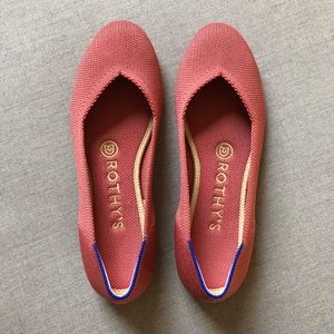 Rothy's Copper flats size 6.5